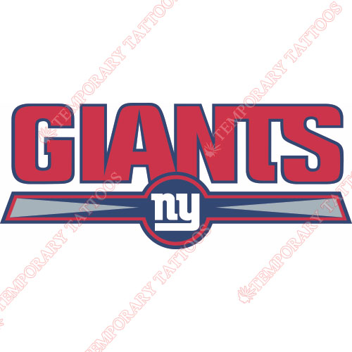 New York Giants Customize Temporary Tattoos Stickers NO.626
